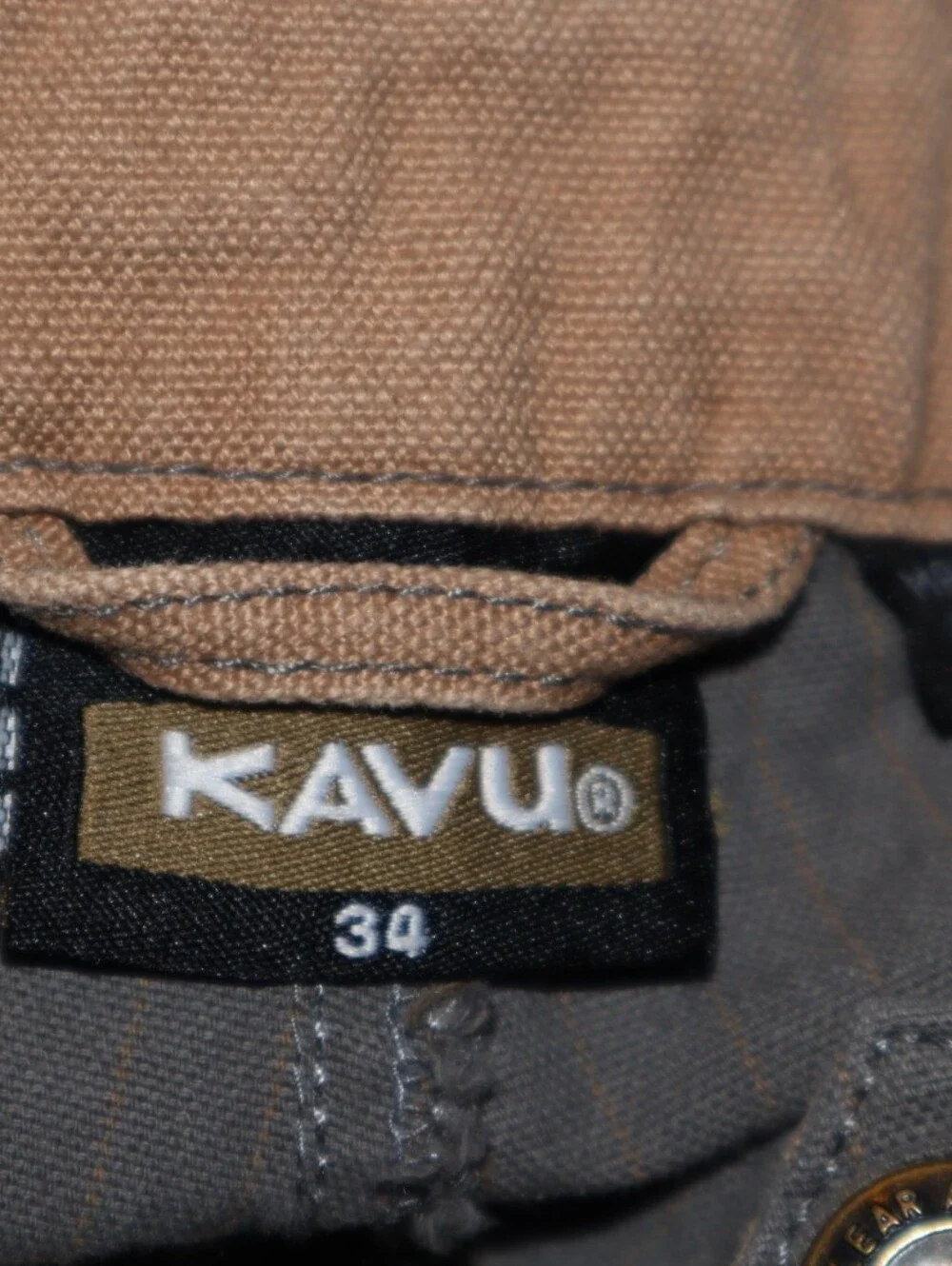 Kavu Canvas Shorts Mens  (Tag‎ 34)  9